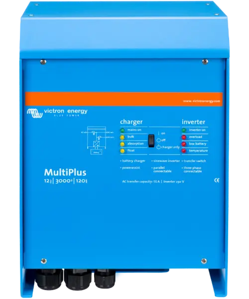 Měnič hybridní Victron Energy MultiPlus 12V/ 3000VA/120A-50A