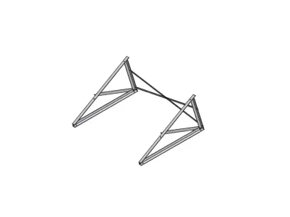 Sada trojúhelník 30° rovná střecha nebo fasáda