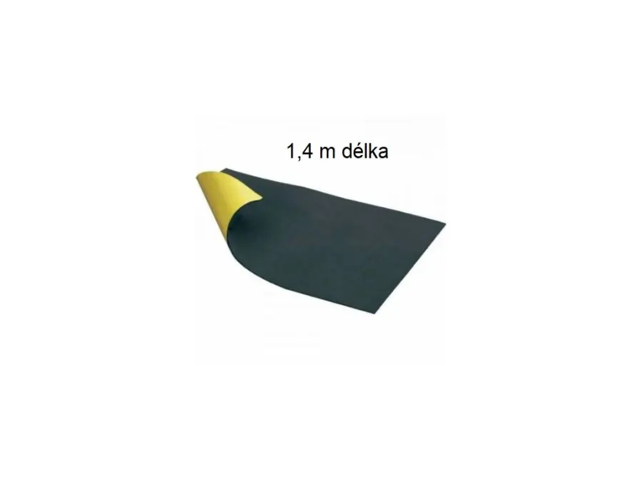 Těsnící samolepící pás, trapéz, guma 66 mm, délka 1,4 m