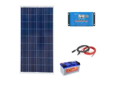 Fotovoltaický set na chatu 175Wp 12V