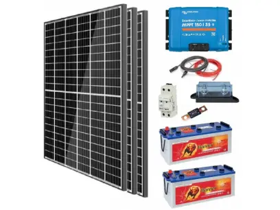 Fotovoltaický set na chatu 1155Wp 24V smart